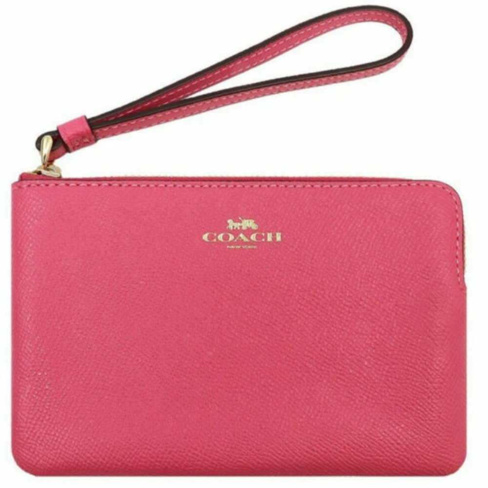 Pink Coach wristlet/purse